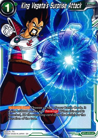 King Vegeta's Surprise Attack (Alternate Art) [BT1-079] | Cracking-Singles