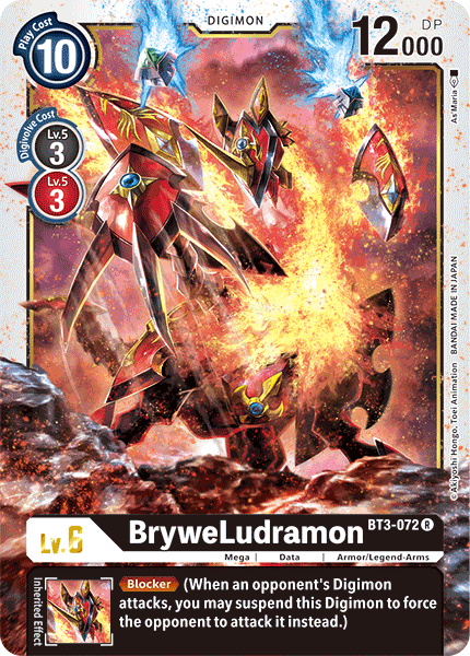 BryweLudramon [BT3-072] [Release Special Booster Ver.1.5] | Cracking-Singles