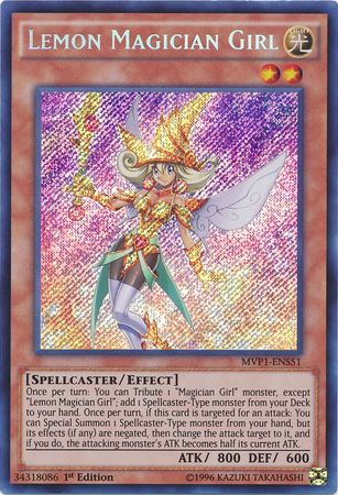 Lemon Magician Girl [MVP1-ENS51] Secret Rare | Cracking-Singles