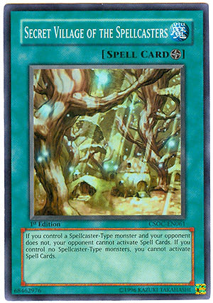 Secret Village of the Spellcasters [CSOC-EN061] Super Rare | Cracking-Singles