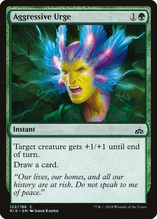 Aggressive Urge [Rivals of Ixalan] | Cracking-Singles