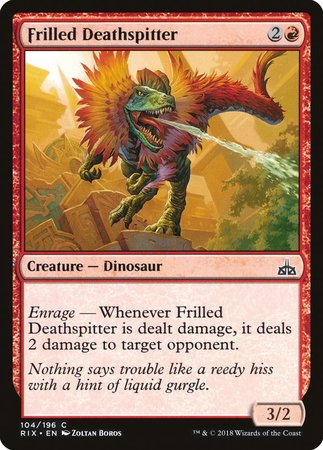 Frilled Deathspitter [Rivals of Ixalan] | Cracking-Singles