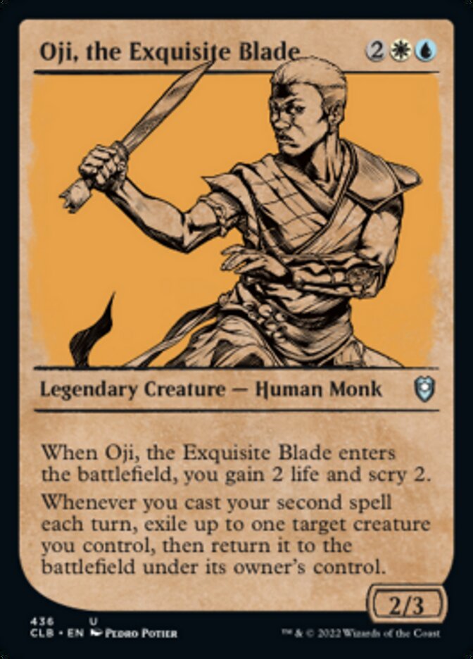 Oji, the Exquisite Blade (Showcase) [Commander Legends: Battle for Baldur's Gate] | Cracking-Singles