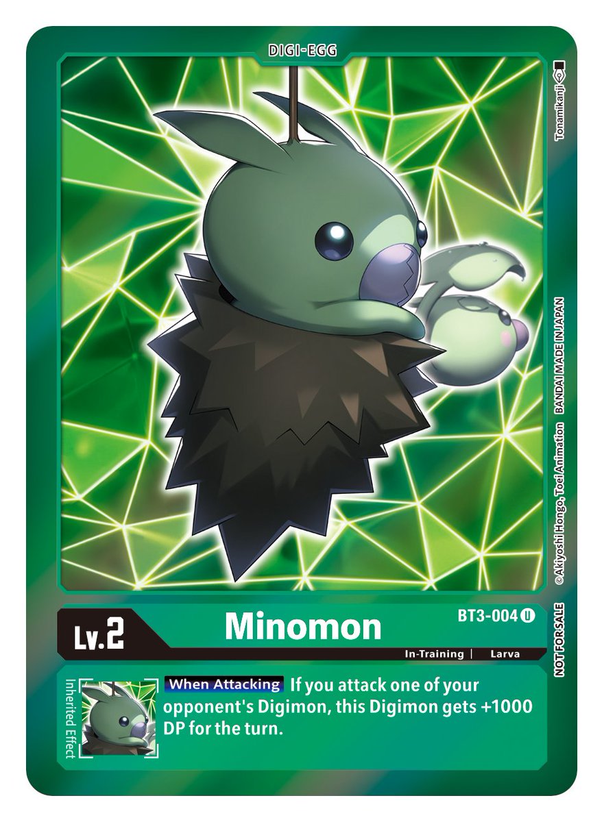 Minomon [BT3-004] (Event Pack 2) [Release Special Booster Ver.1.5] | Cracking-Singles