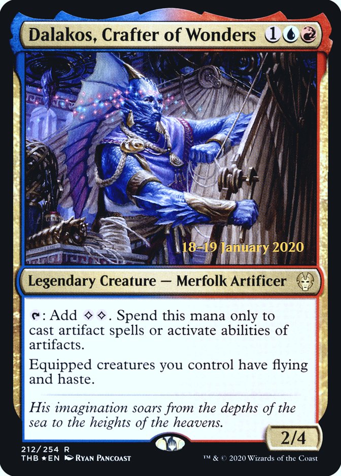 Dalakos, Crafter of Wonders [Theros Beyond Death Prerelease Promos] | Cracking-Singles