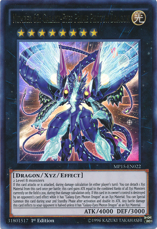 Number 62: Galaxy-Eyes Prime Photon Dragon [MP15-EN022] Ultra Rare | Cracking-Singles