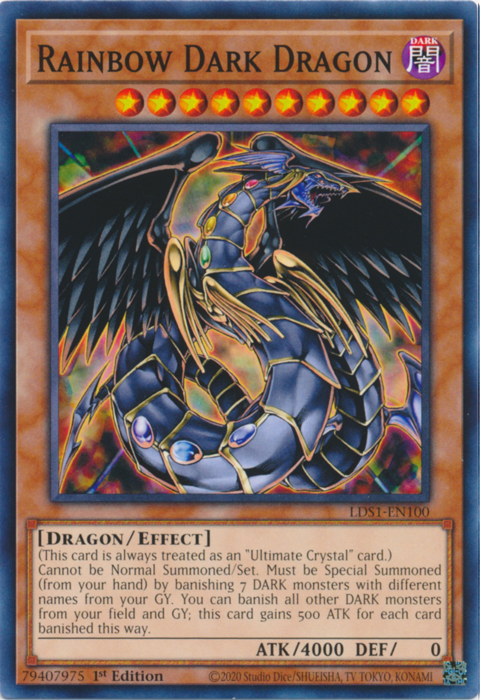 Rainbow Dark Dragon [LDS1-EN100] Common | Cracking-Singles