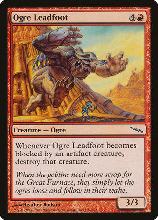 Ogre Leadfoot [Mirrodin] | Cracking-Singles