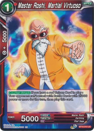 Master Roshi, Martial Virtuoso [BT10-010] | Cracking-Singles