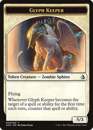 Glyph Keeper Token [Amonkhet Tokens] | Cracking-Singles