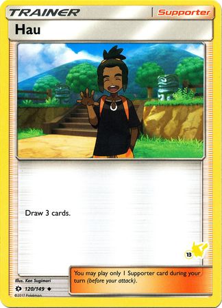 Hau (120/149) (Pikachu Stamp #13) [Battle Academy 2020] | Cracking-Singles