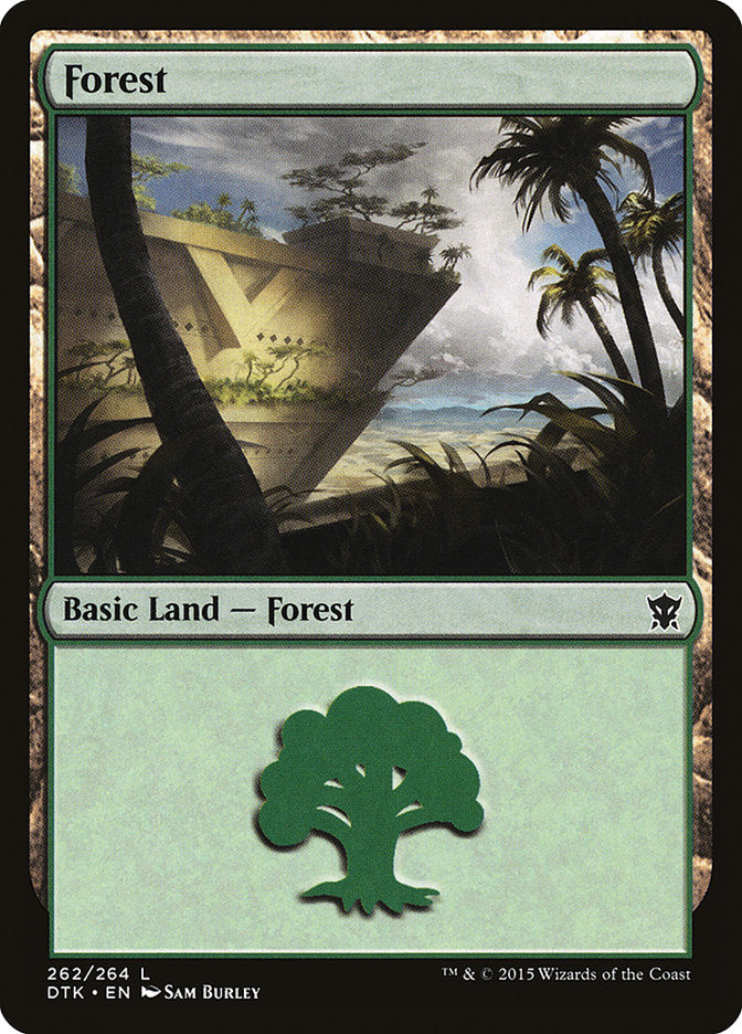 Forest (262) [Dragons of Tarkir] | Cracking-Singles