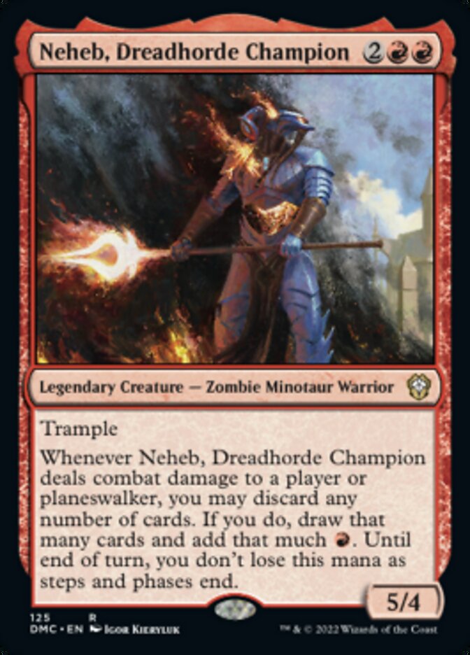 Neheb, Dreadhorde Champion [Dominaria United Commander] | Cracking-Singles