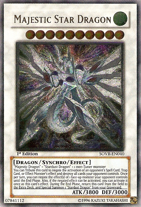 Majestic Star Dragon [SOVR-EN040] Ultimate Rare | Cracking-Singles