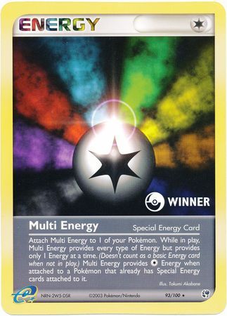 Multi Energy (93/100) (Winner League Promo) [EX: Sandstorm] | Cracking-Singles