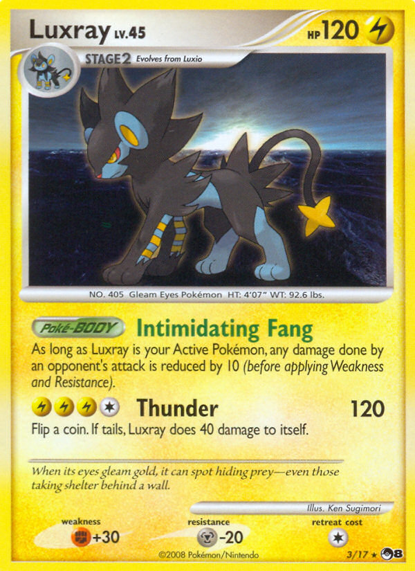 Luxray (3/17) [POP Series 8] | Cracking-Singles