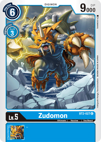 Zudomon [BT2-027] [Release Special Booster Ver.1.5] | Cracking-Singles