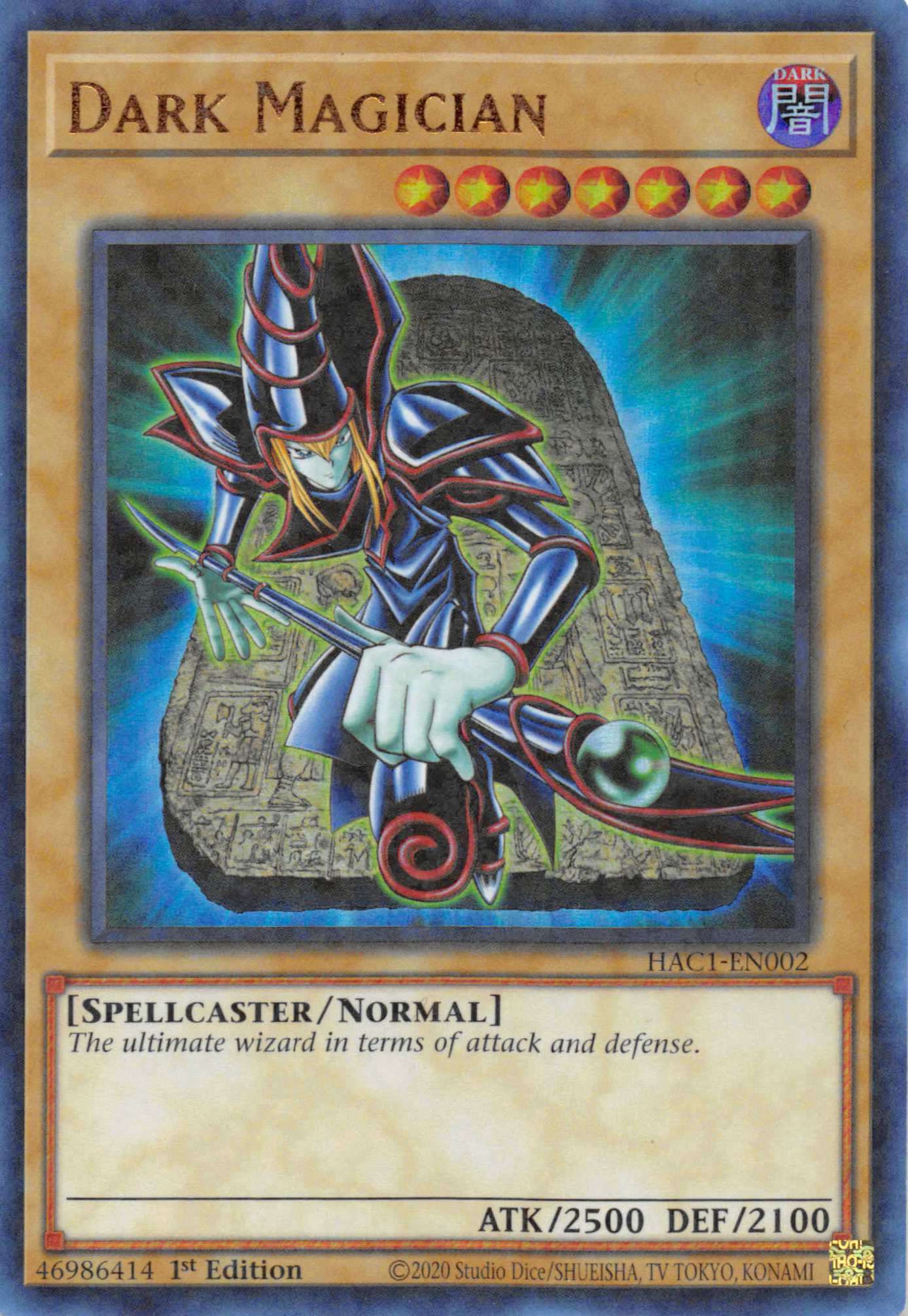 Dark Magician (Duel Terminal) [HAC1-EN002] Parallel Rare | Cracking-Singles