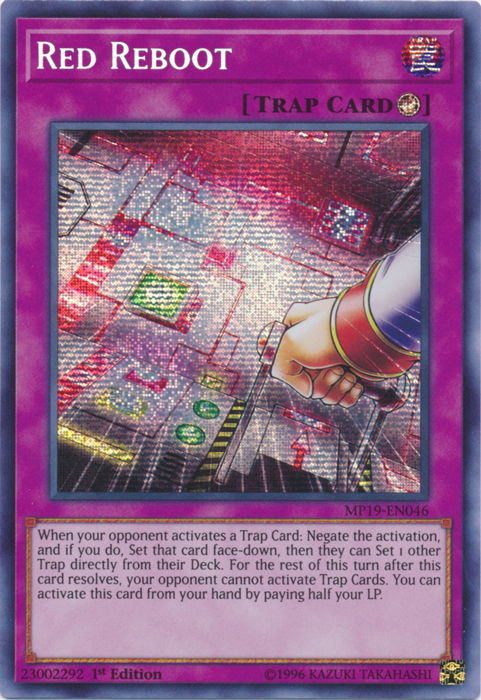 Red Reboot [MP19-EN046] Prismatic Secret Rare | Cracking-Singles