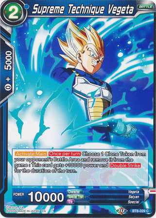 Supreme Technique Vegeta [BT8-029] | Cracking-Singles