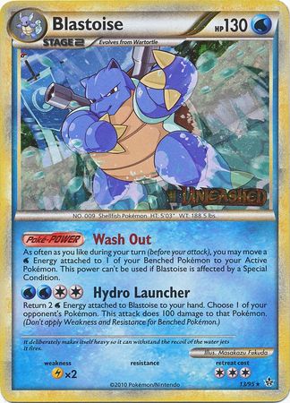 Blastoise (13/95) (Prerelease Promo) [HeartGold & SoulSilver: Black Star Promos] | Cracking-Singles