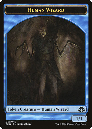 Human Wizard Token [Eldritch Moon Tokens] | Cracking-Singles