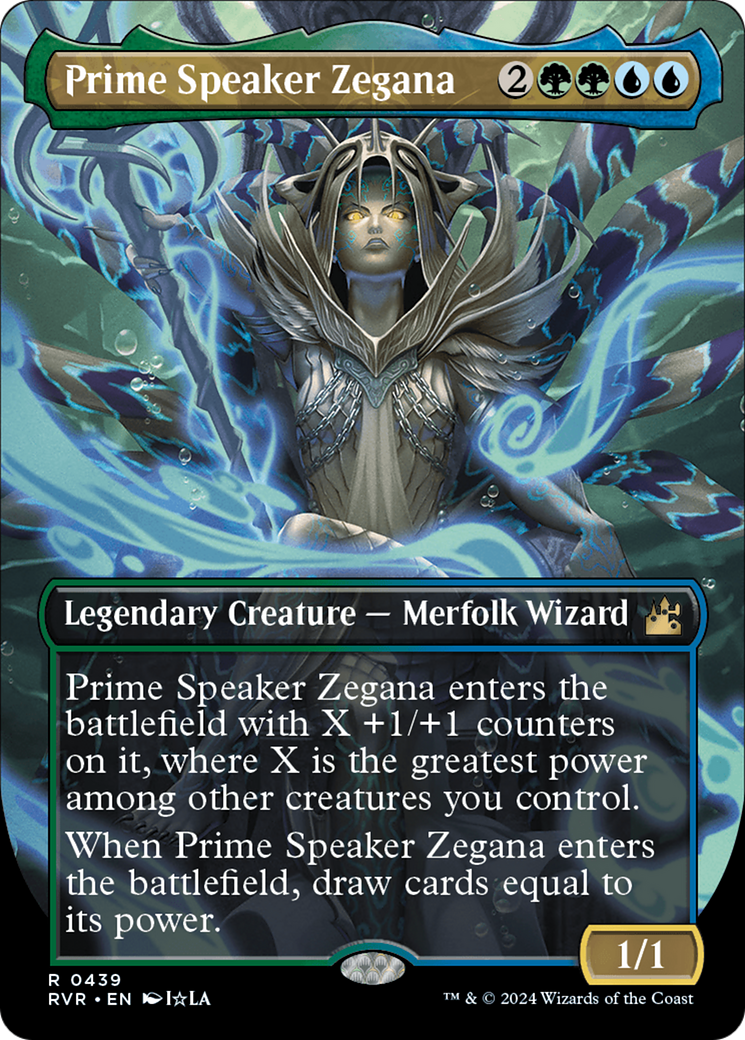 Prime Speaker Zegana (Anime Borderless) [Ravnica Remastered] | Cracking-Singles