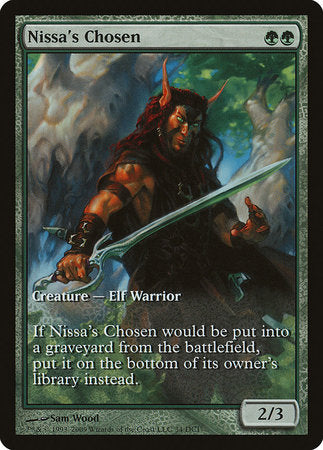 Nissa's Chosen [Zendikar Promos] | Cracking-Singles