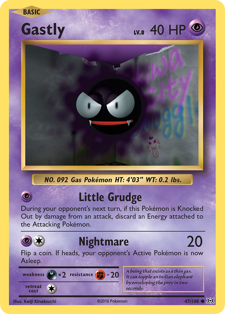 Gastly (47/108) [XY: Evolutions] | Cracking-Singles