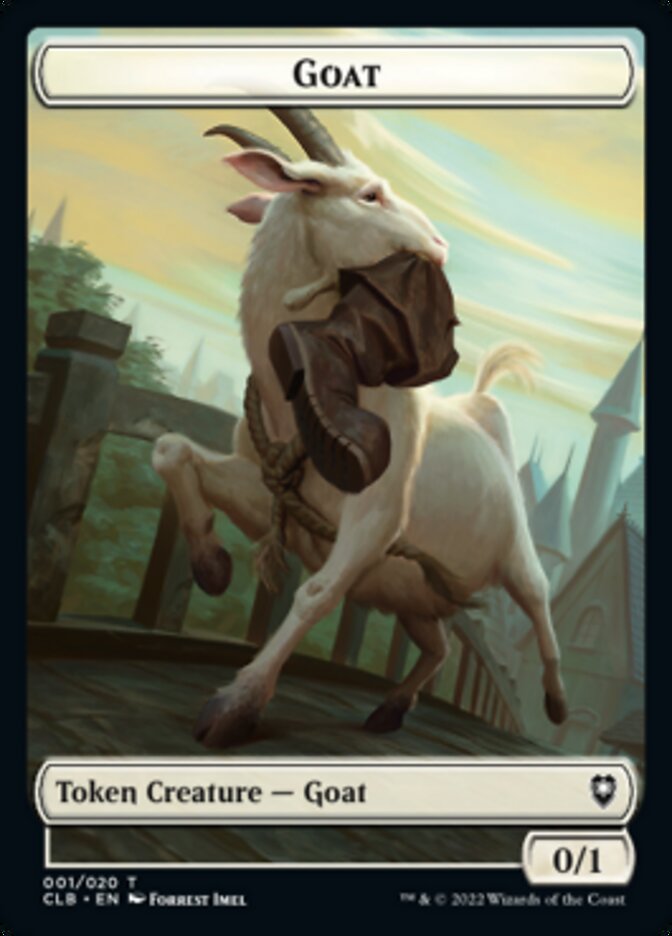 Goat Token [Commander Legends: Battle for Baldur's Gate Tokens] | Cracking-Singles