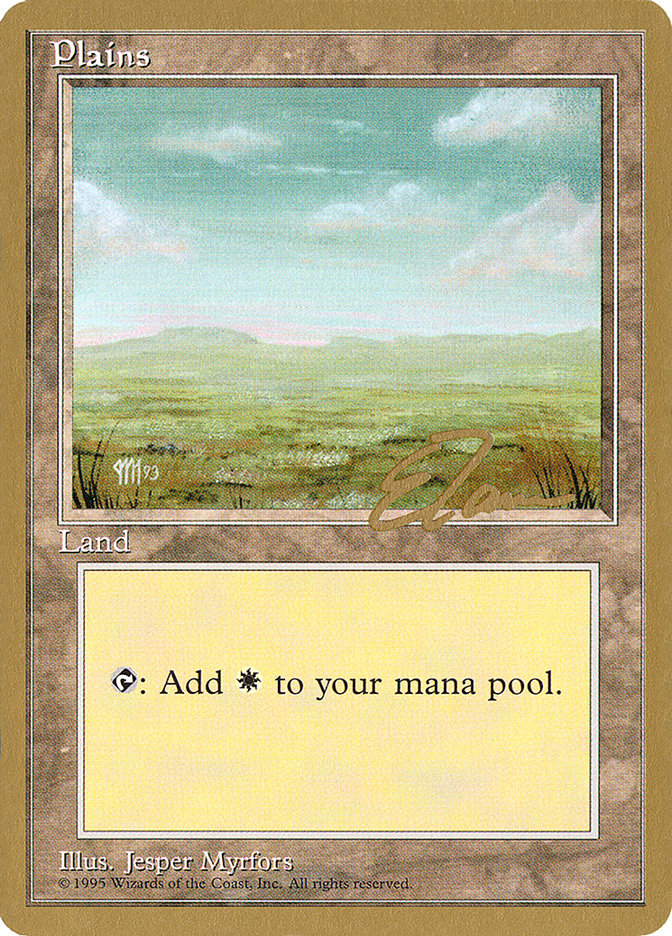 Plains (et364) (Eric Tam) [Pro Tour Collector Set] | Cracking-Singles