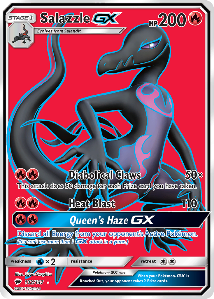 Salazzle GX (132/147) [Sun & Moon: Burning Shadows] | Cracking-Singles