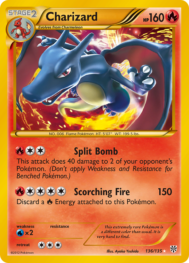 Charizard (136/135) [Black & White: Plasma Storm] | Cracking-Singles