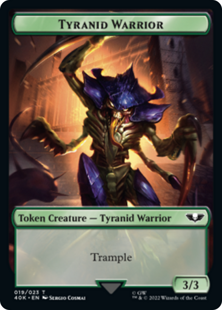 Tyranid (17) // Tyranid Warrior [Universes Beyond: Warhammer 40,000 Tokens] | Cracking-Singles