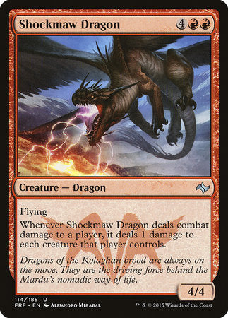 Shockmaw Dragon [Fate Reforged] | Cracking-Singles