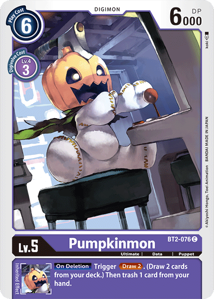 Pumpkinmon [BT2-076] [Release Special Booster Ver.1.0] | Cracking-Singles