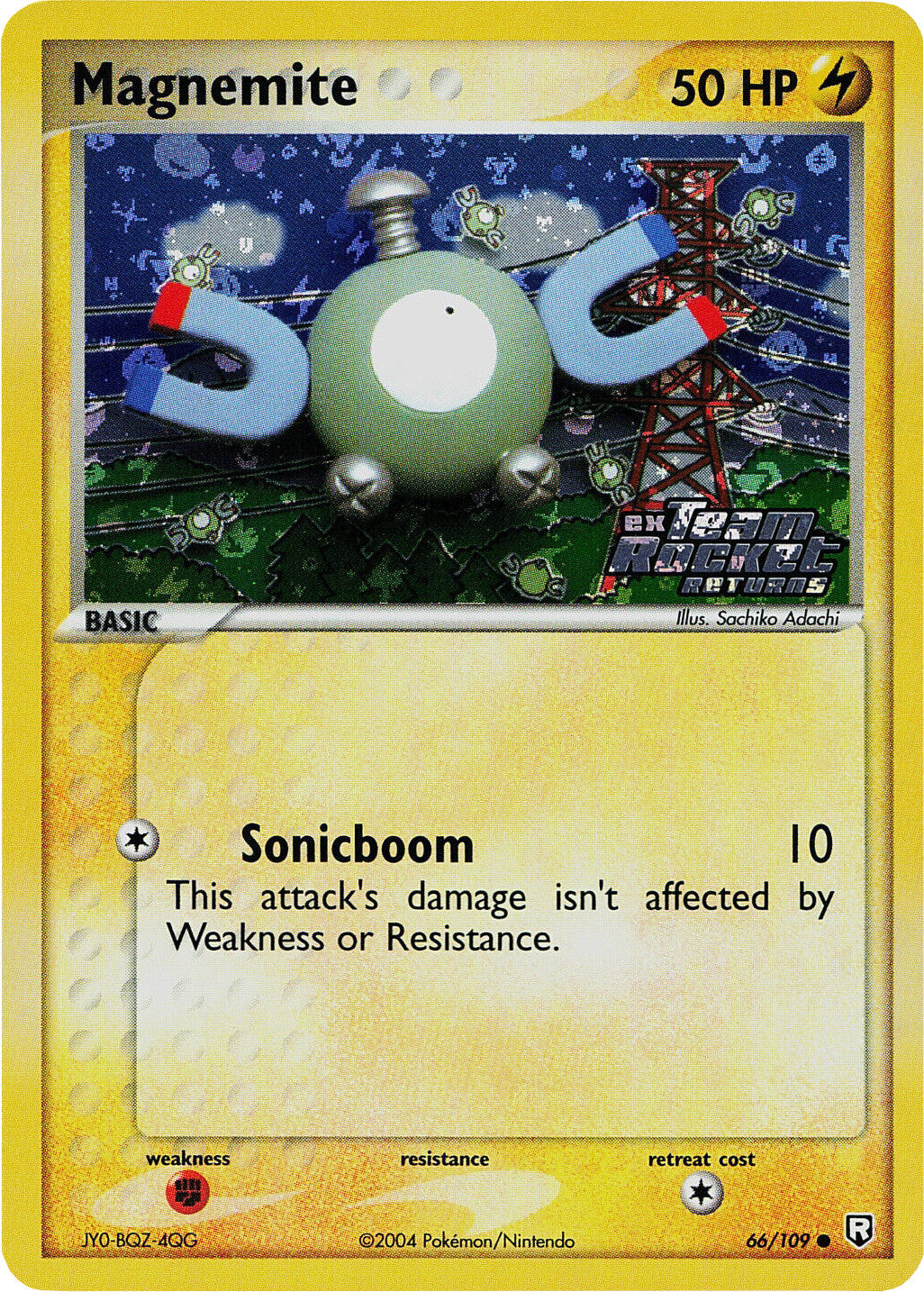 Magnemite (66/109) (Stamped) [EX: Team Rocket Returns] | Cracking-Singles