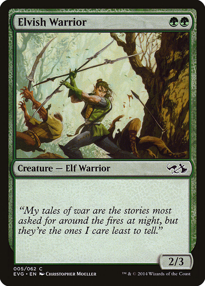 Elvish Warrior (Elves vs. Goblins) [Duel Decks Anthology] | Cracking-Singles