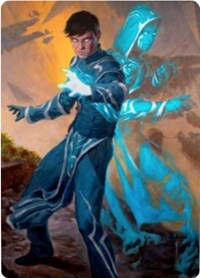 Jace, Mirror Mage 1 Art Card [Zendikar Rising Art Series] | Cracking-Singles