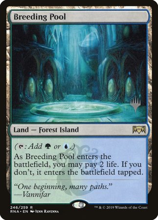 Breeding Pool [Ravnica Allegiance Promos] | Cracking-Singles