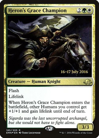 Heron's Grace Champion [Eldritch Moon Promos] | Cracking-Singles