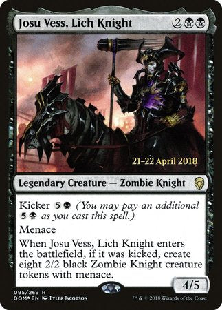 Josu Vess, Lich Knight [Dominaria Promos] | Cracking-Singles