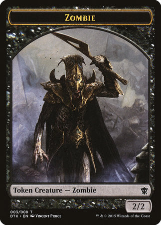 Zombie Token [Dragons of Tarkir Tokens] | Cracking-Singles