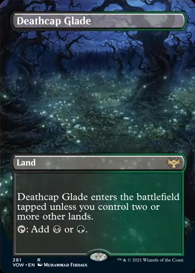 Deathcap Glade (Borderless) [Innistrad: Crimson Vow] | Cracking-Singles