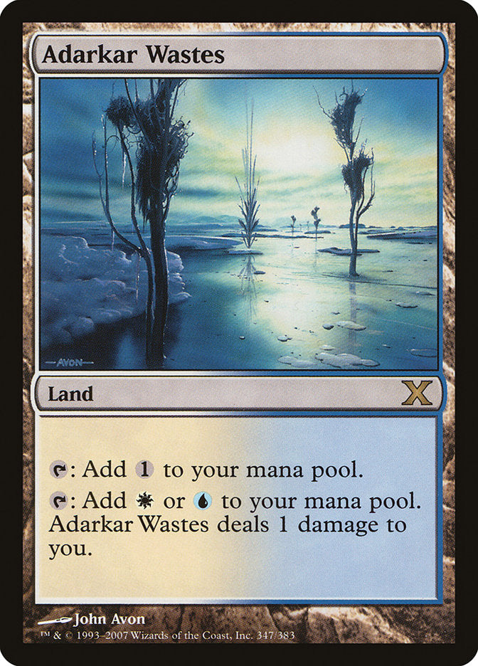 Adarkar Wastes [Tenth Edition] | Cracking-Singles