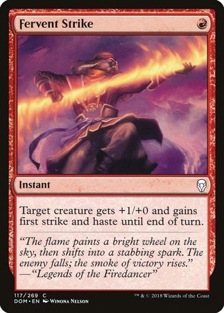 Fervent Strike [Dominaria] | Cracking-Singles