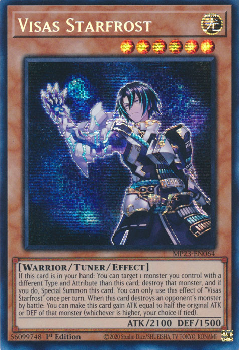 Visas Starfrost [MP23-EN064] Prismatic Secret Rare | Cracking-Singles