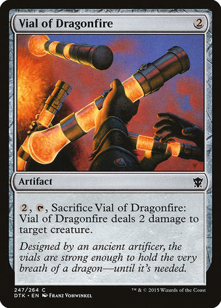 Vial of Dragonfire [Dragons of Tarkir] | Cracking-Singles