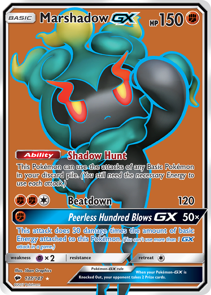 Marshadow GX (137/147) [Sun & Moon: Burning Shadows] | Cracking-Singles