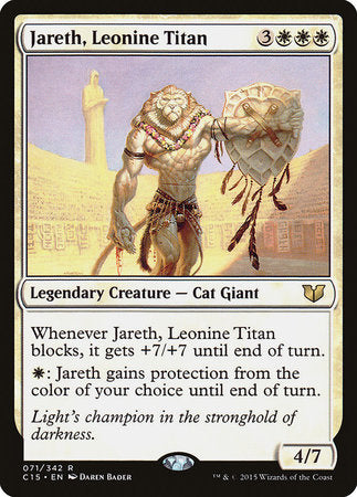 Jareth, Leonine Titan [Commander 2015] | Cracking-Singles